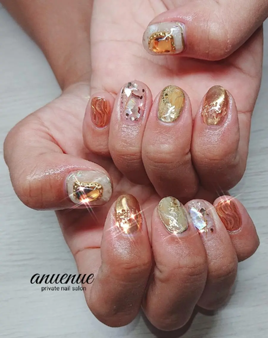 ネイル ハンドネイル ハンドケア anuenu eのネイルデザイン