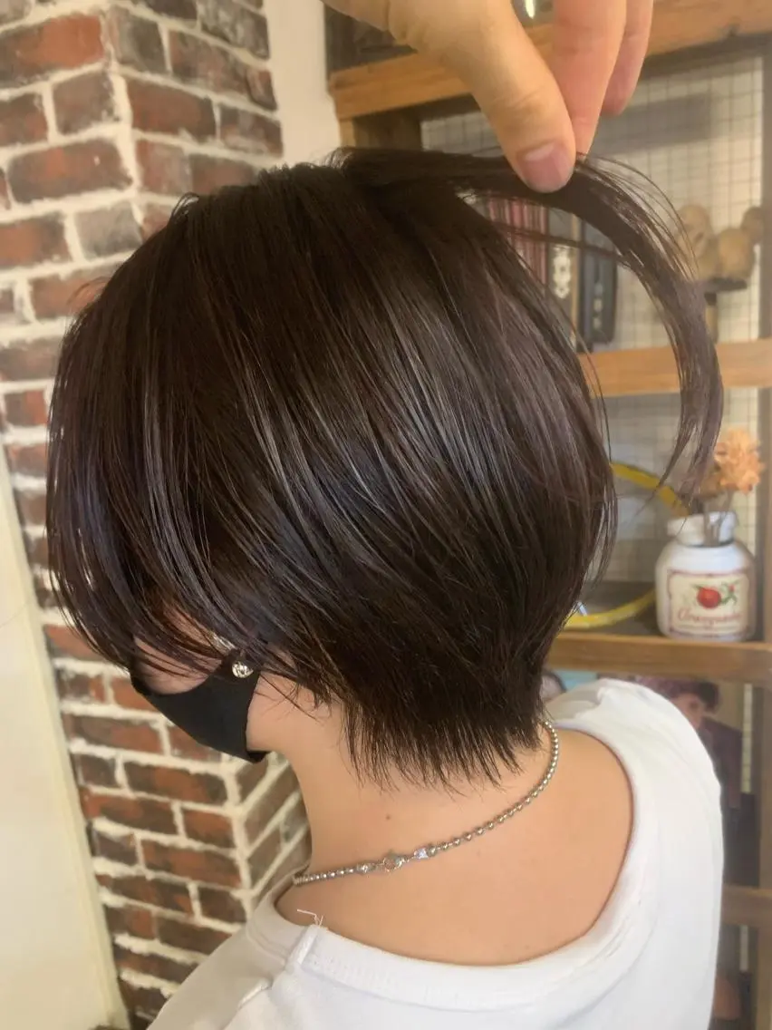 ショート カラー joh/メンズ/ ブリーチ/矢場町のヘアスタイル