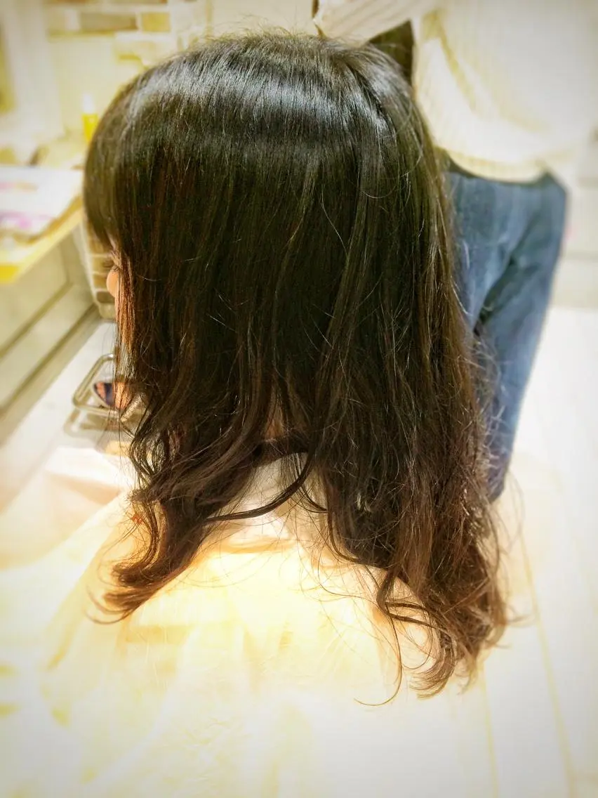 ロング パーマ ロング デジタルパーマ MeL 横浜/ MIHOのヘアスタイル