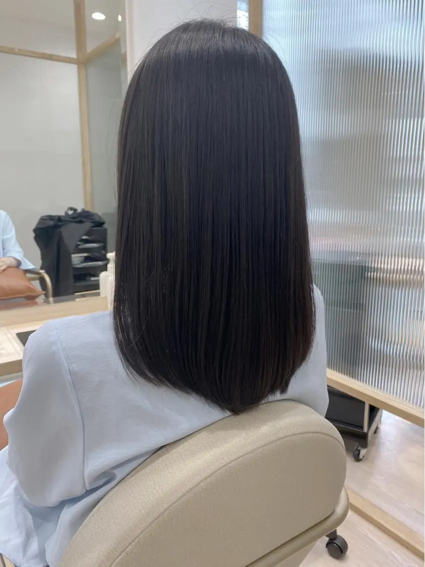 ロング カラー 縮毛矯正 トリートメント ヘッドスパ 🌿縮毛矯正/ 髪質改善🌿コバヤシのヘアスタイル