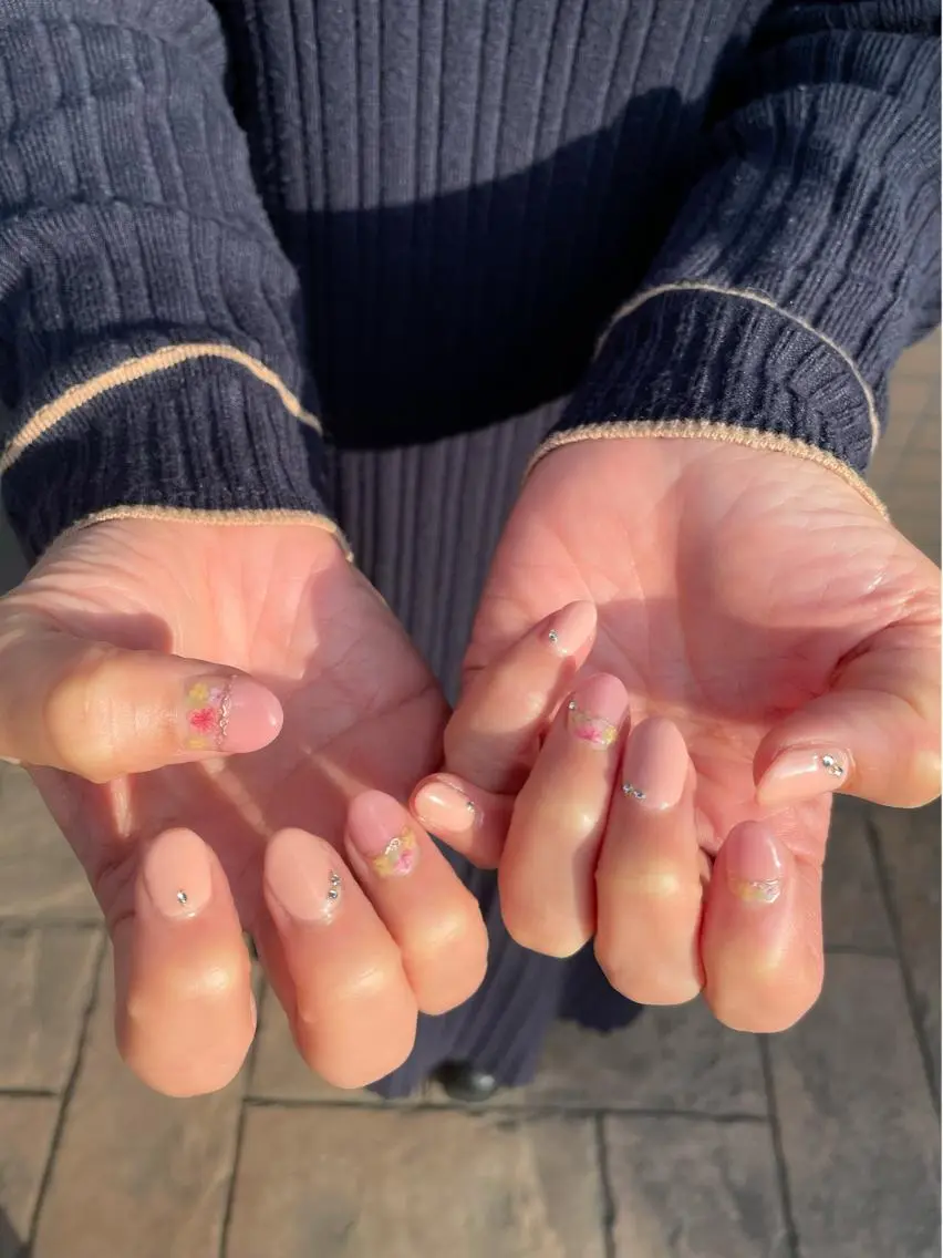 ネイル 持ち込み 春ネイル ROCCO nailのネイルデザイン