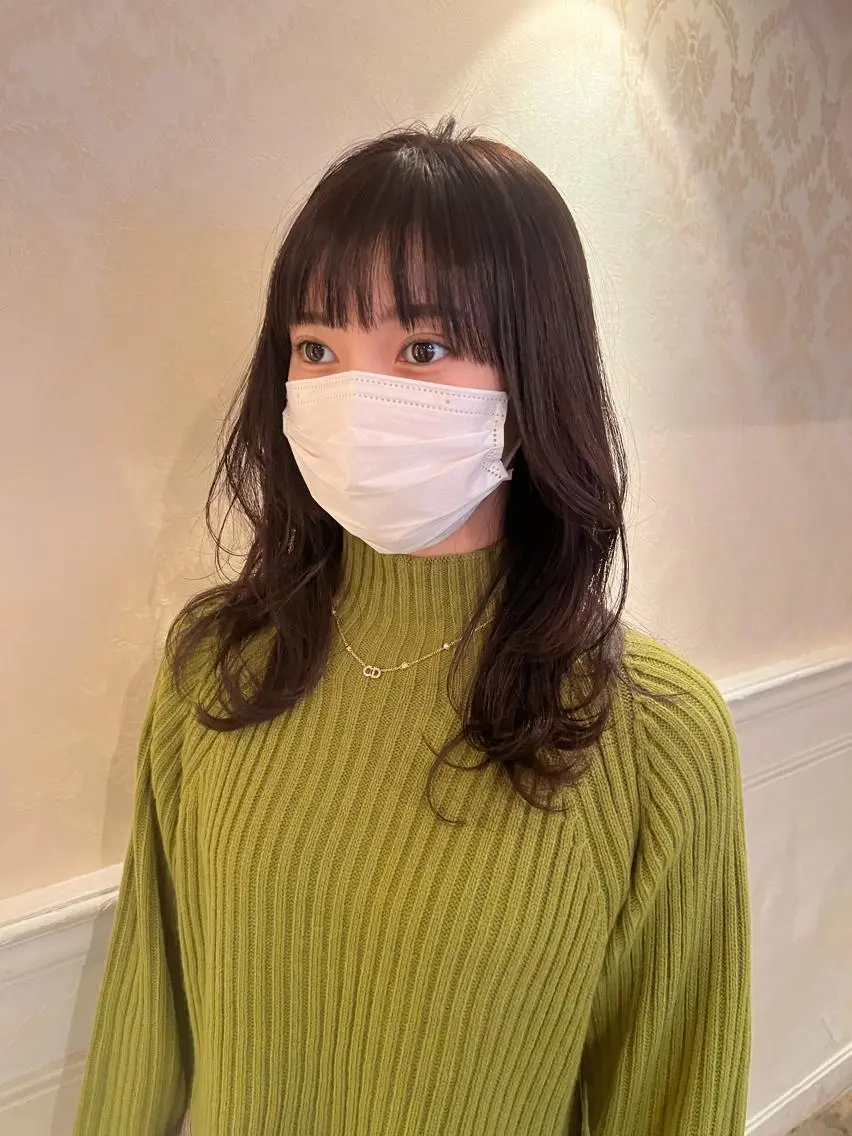 セミロング NAO🌿似合わせ トレンドhairのヘアスタイル