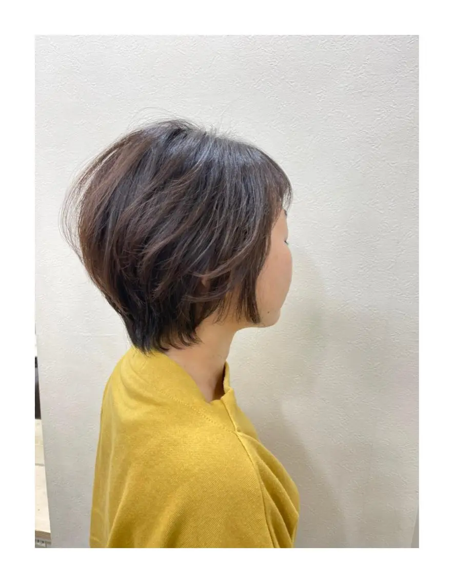 ショート ショートボブ ボブ ショートヘア natsuki .のヘアスタイル