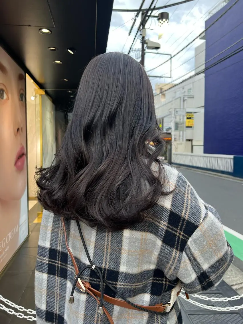 ロング カラー カット ヘアカラー トリートメント 似合わせヘア🫶🏻 つきいてるみのヘアスタイル