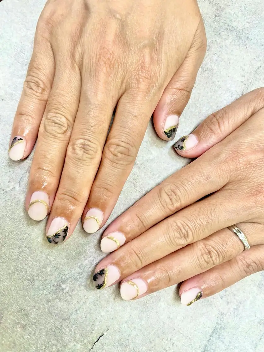 ネイル レース マットネイル ミラーネイル ニュアンスネイル ハンドネイル ハンドケア FASTNAIL PLUS 新宿店のネイルデザイン