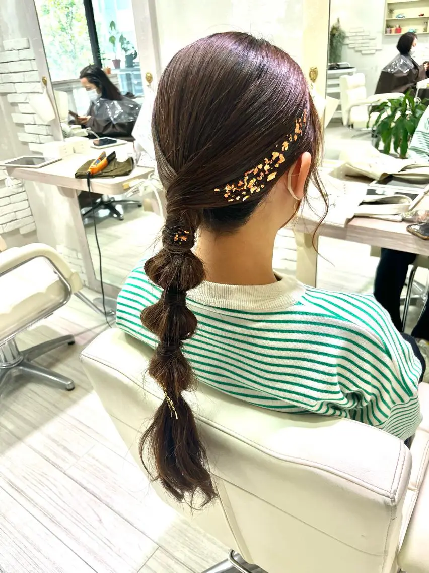 ヘアアレンジ 坂口 愛のヘアスタイル