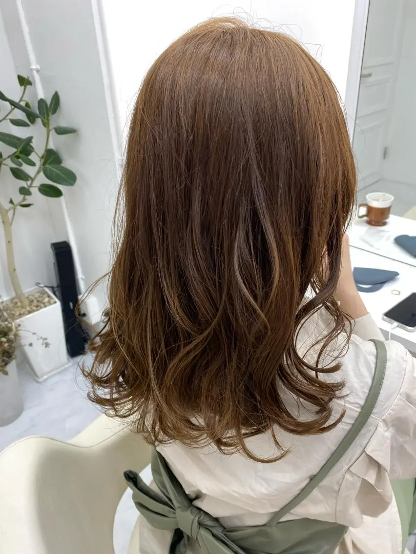 セミロング ヘアカラー 🔥メンズ特化🔥 永瀬椋のヘアスタイル