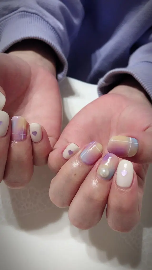 ネイル パステルネイル ハンドネイル * haruのネイルデザイン