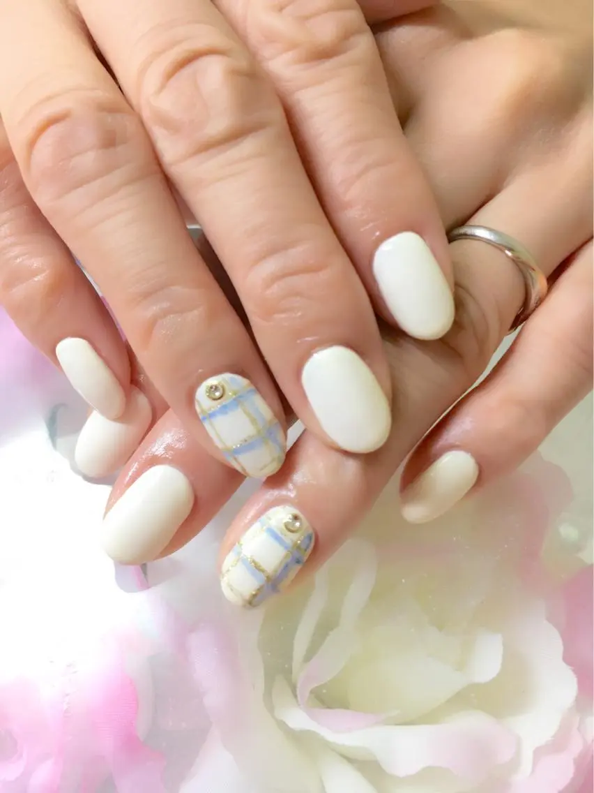 ネイル フットネイル ジェルネイル パラジェル 冬ネイル clover nailのネイルデザイン