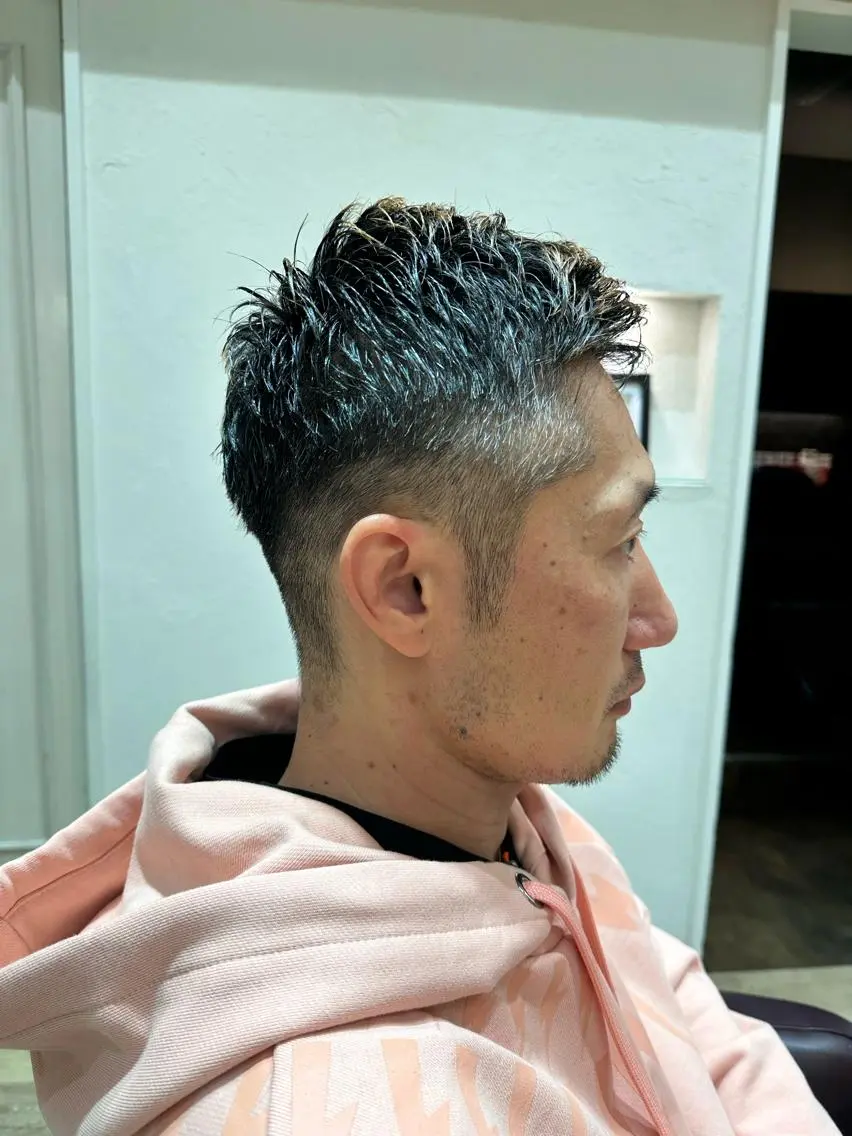 メンズ メンズブリーチ 刈り上げ 宮原 智美のヘアスタイル