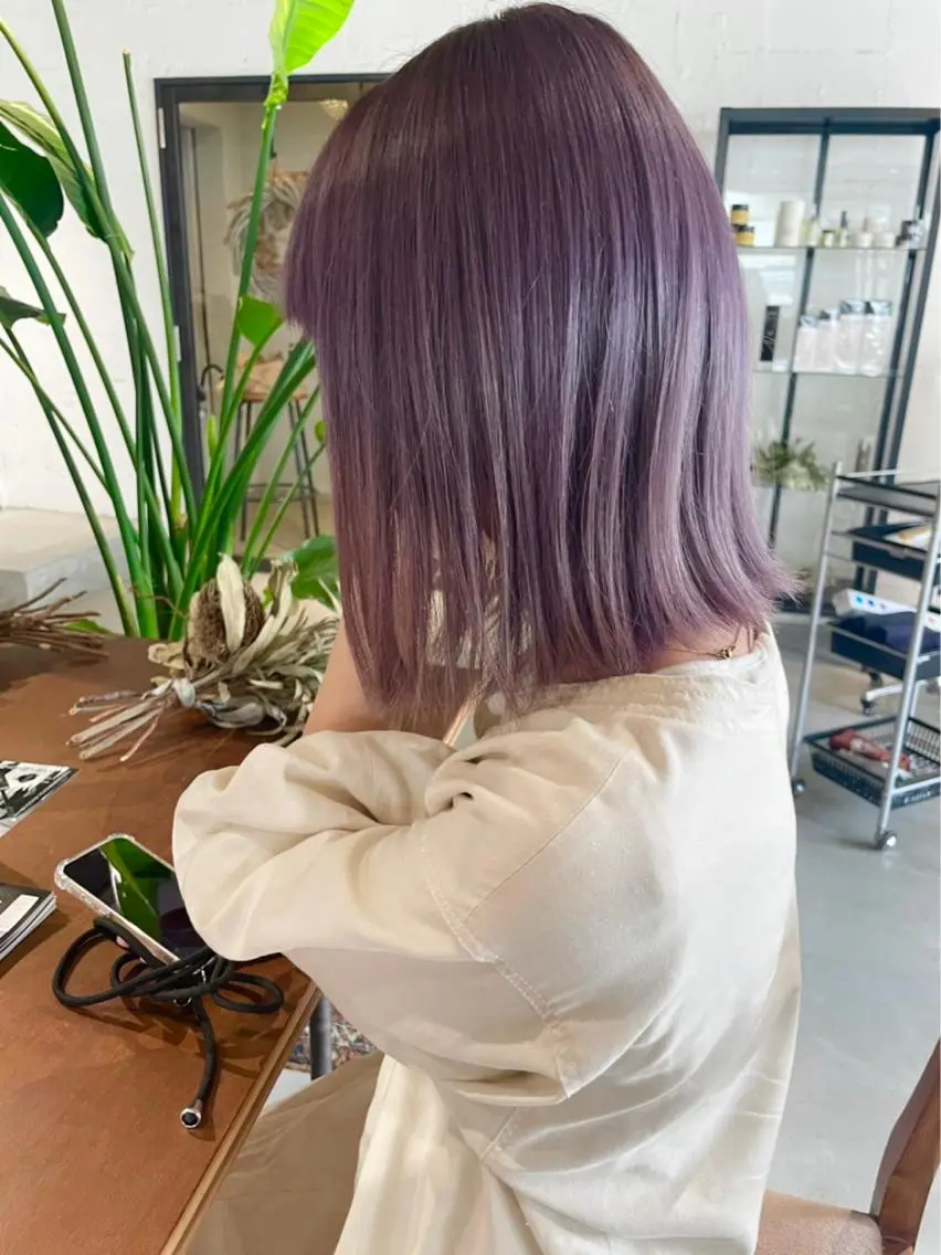 ミディアム カラー 聖 来のヘアスタイル