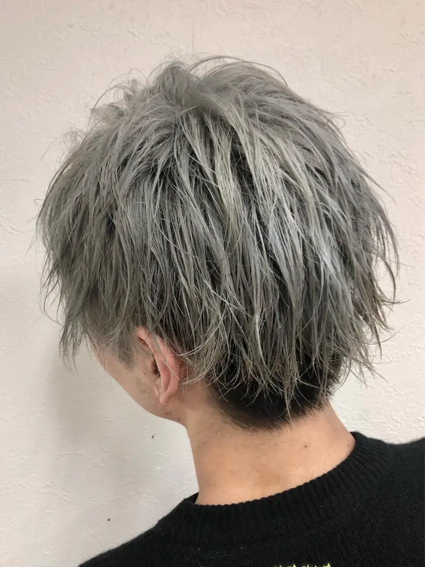 カラー メンズ ヘアカラー 最高級エクステ /羽エクステ白石宇由のヘアスタイル