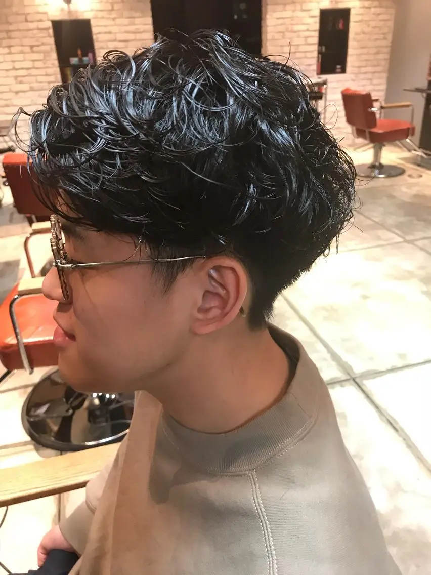 ショート パーマ 縮毛矯正×髪質改善 店長　DAITOのヘアスタイル