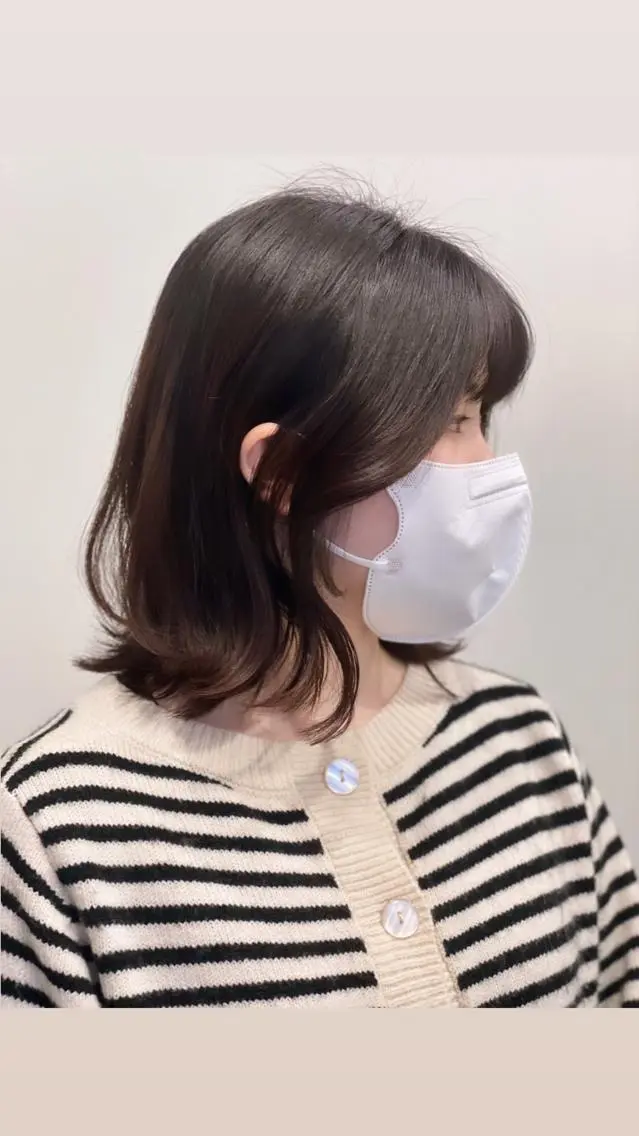 ミディアム Yuka ∥ 深層筋 ×睡眠改善ヘッドスパのヘアスタイル