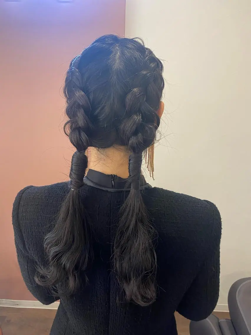 ロング ヘアアレンジ ヘアセット pep natsumiのヘアスタイル