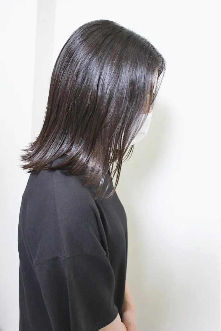 ミディアム 外ハネヘア カット 土居 正季のヘアスタイル