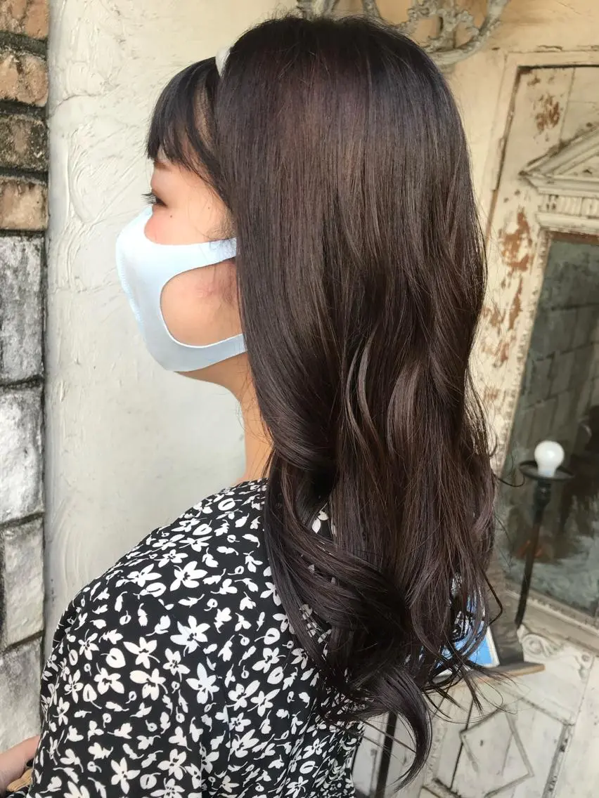 ロング カラー パーマ お任せヘア☘️☘️ 及川渚のヘアスタイル
