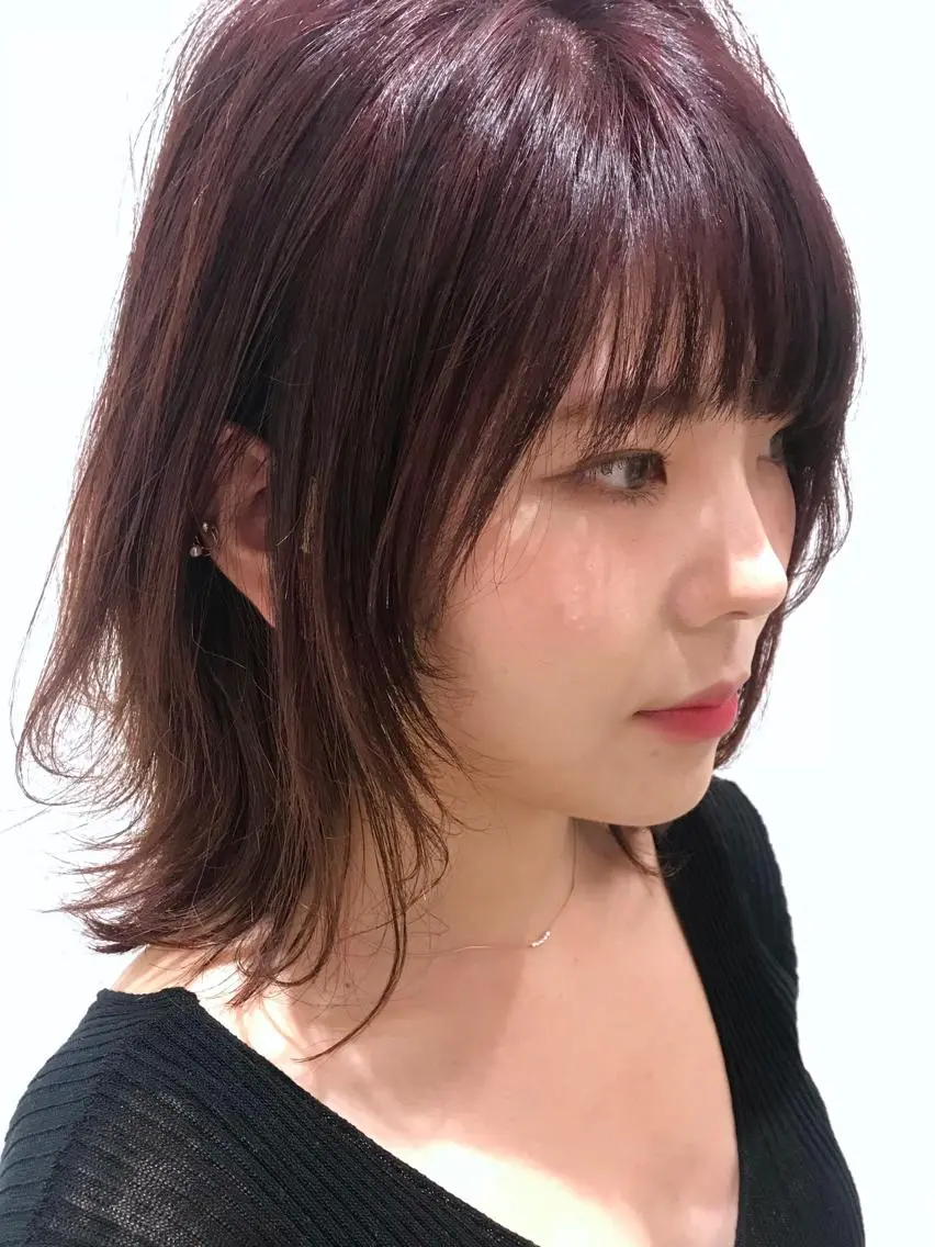 ミディアム カラー 当日予約🆗✂︎ ウエモト タクのヘアスタイル