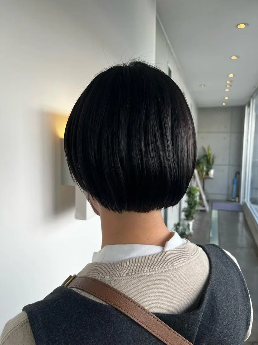 ショート ショートボブ ボブ ショートヘア おせ ちさとのヘアスタイル