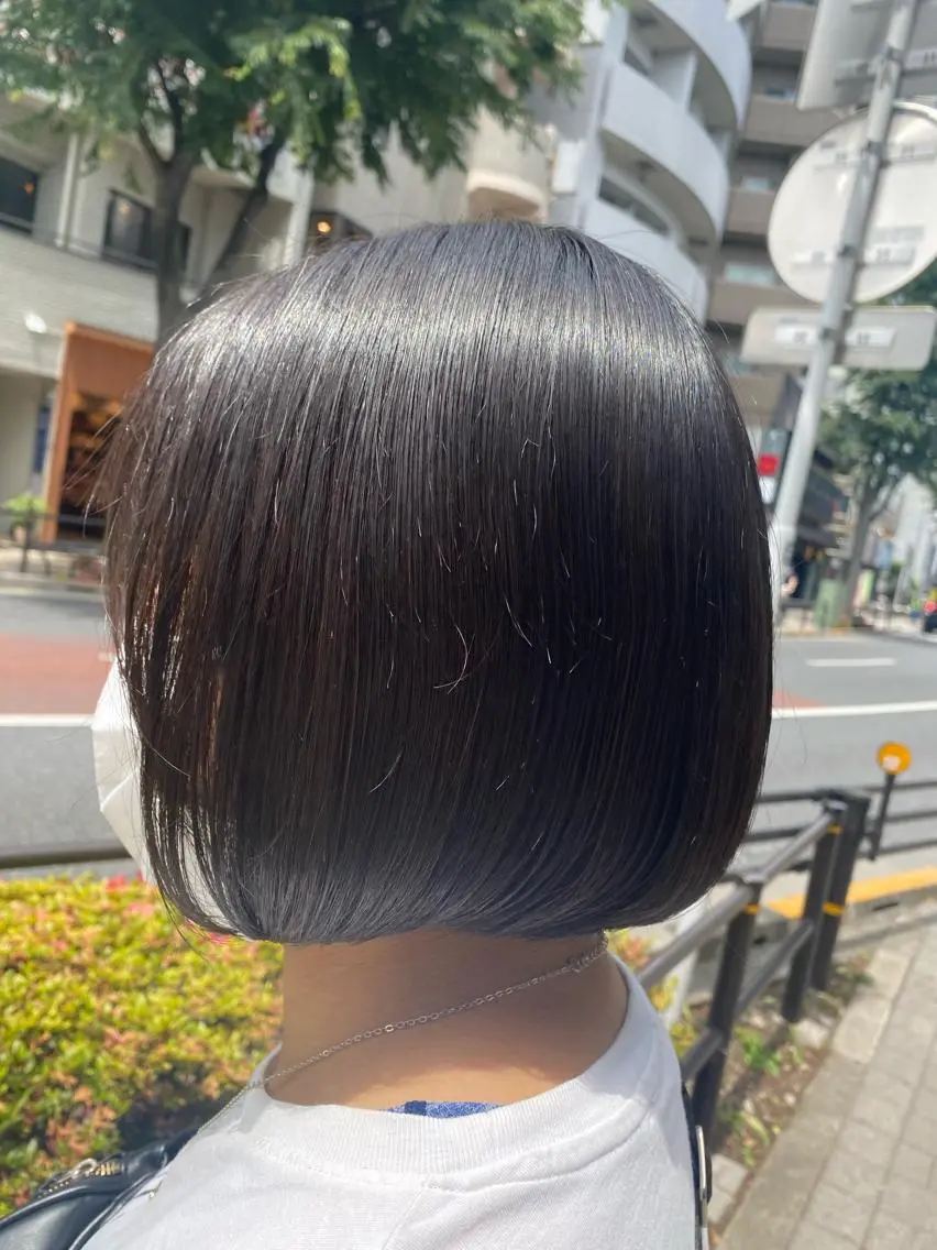 ショート カラー ヘアアレンジ TSUNA 🌙 Lim 五反田のマツエク・マツパデザイン
