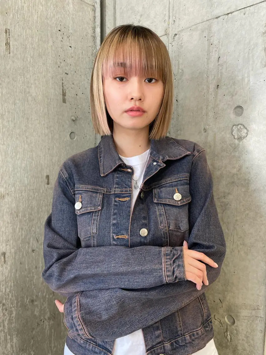 ショート カラー ベージュカラー ブラウンカラー デザインカラー カットモデル募集 /RIOのヘアスタイル