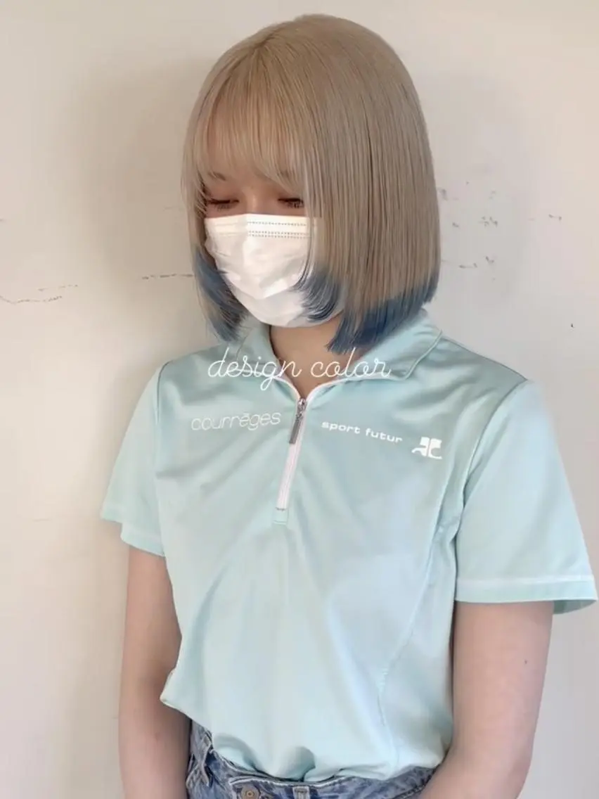 ショート カラー ヘアアレンジ キッズ パーマ メンズ ショートボブ メンズバレイヤージュ メンズブリーチ メンズハイライト メンズハイトーン カラー特化サロン Eir心斎橋のヘアスタイル