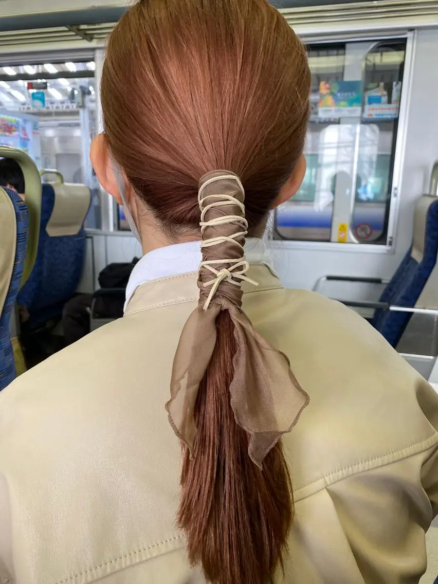 ヘアアレンジ ヘアカラー 韓国好き🇰🇷 美容師MIKUのヘアスタイル