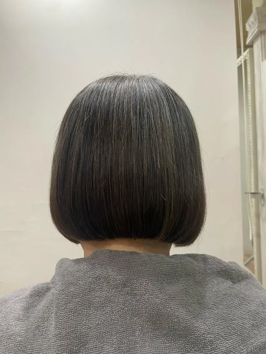 ミディアム ボブ ら んのヘアスタイル
