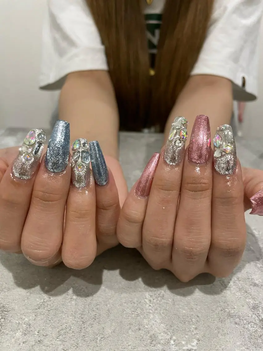 ネイル 長さ出し ハンドネイル Raviliss ♡のネイルデザイン