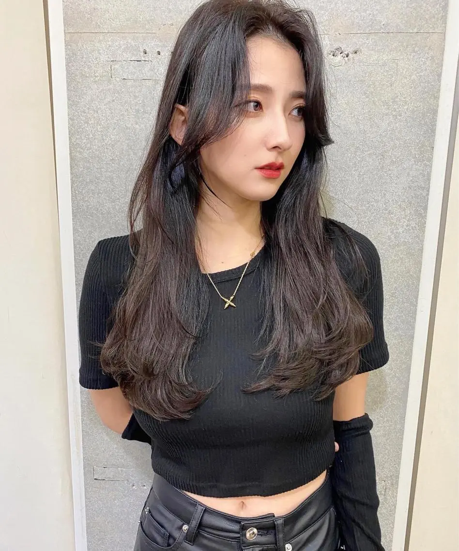 ロング 似合わせレイヤー 🇰🇷荒木洋文のヘアスタイル