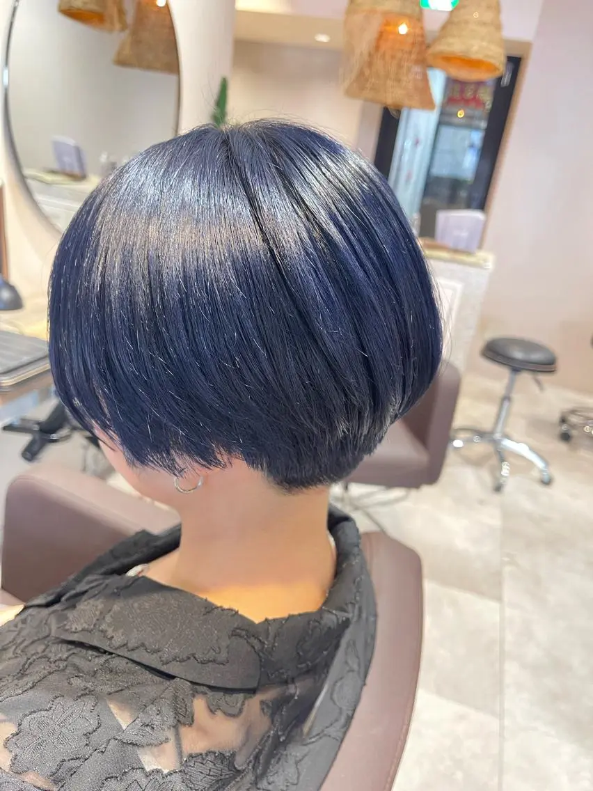 ショート カット ヘアカラー トリートメント 髪質改善×艶髪　斉藤 勝のヘアスタイル