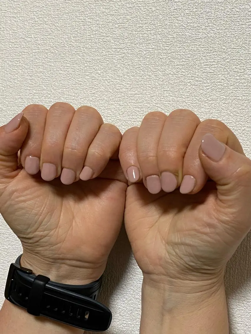 ネイル ピンク ハンドネイル 自宅サロン FeelFreeのマツエク・マツパデザイン