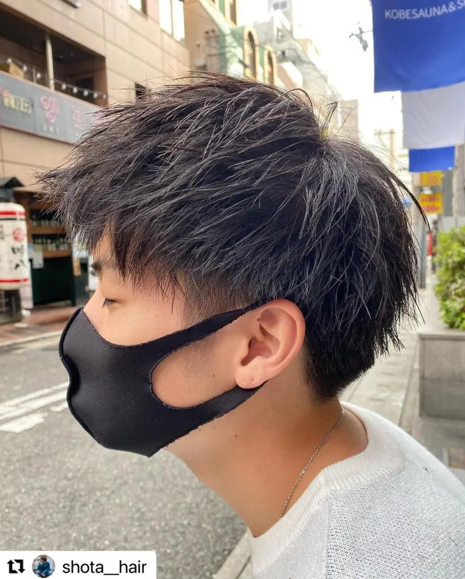ミディアム カラー メンズ 学生（メンズ向け） メンズショート 学生 🩷Eny terrace🩷のヘアスタイル