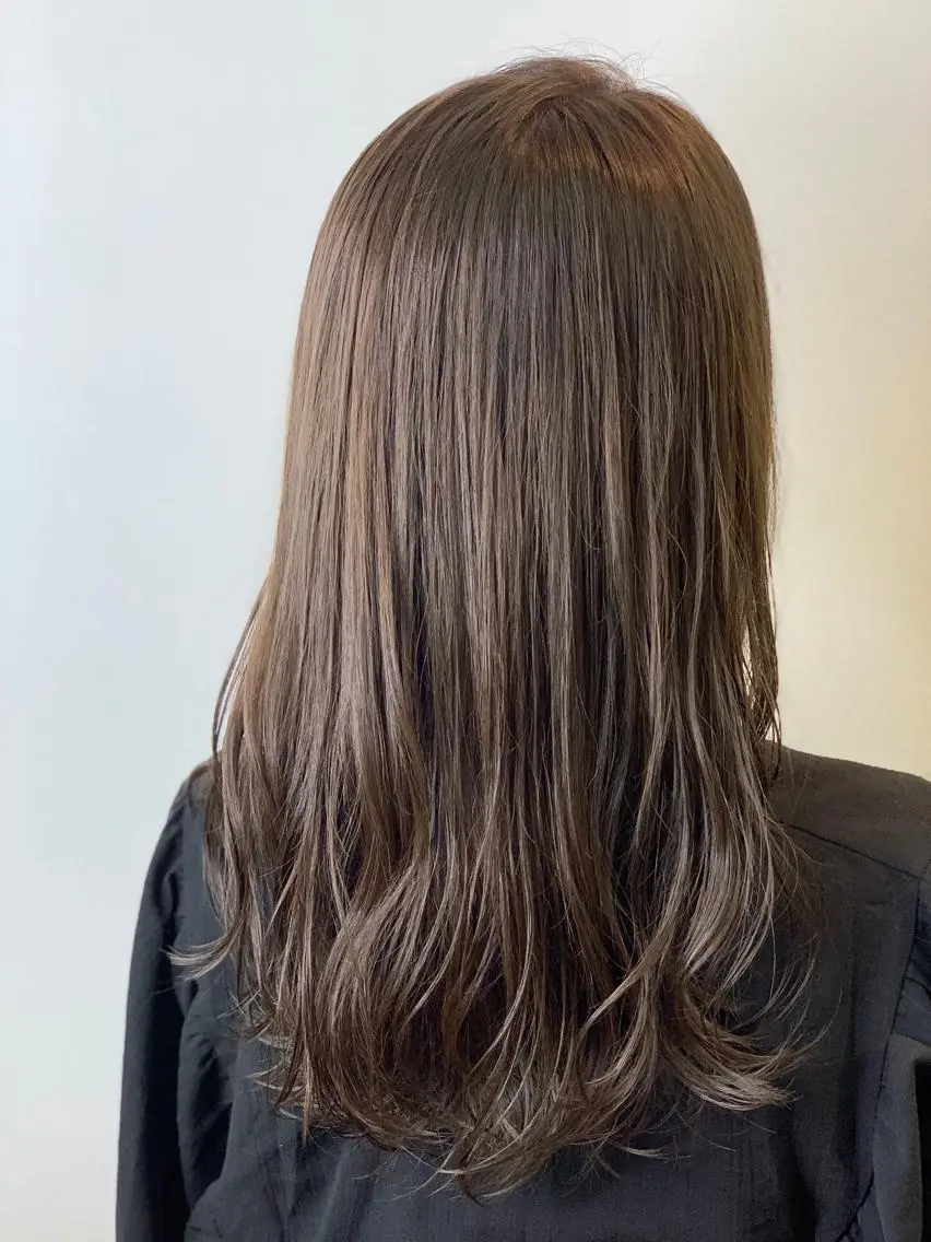 ロング カラー イルミナカラー IORI #韓国ヘア#髪質改善のヘアスタイル