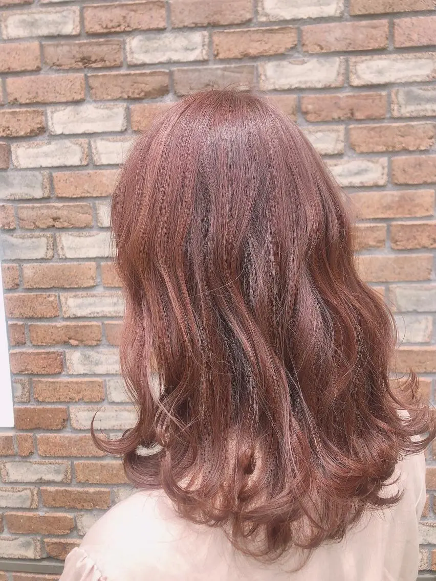 セミロング やました りなのヘアスタイル