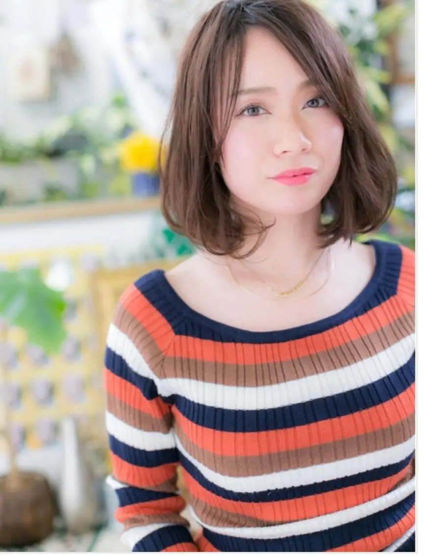 ミディアム カラー パーマ カット ヘアカラー 後悔はさせません 🔥💪千原一輝のヘアスタイル