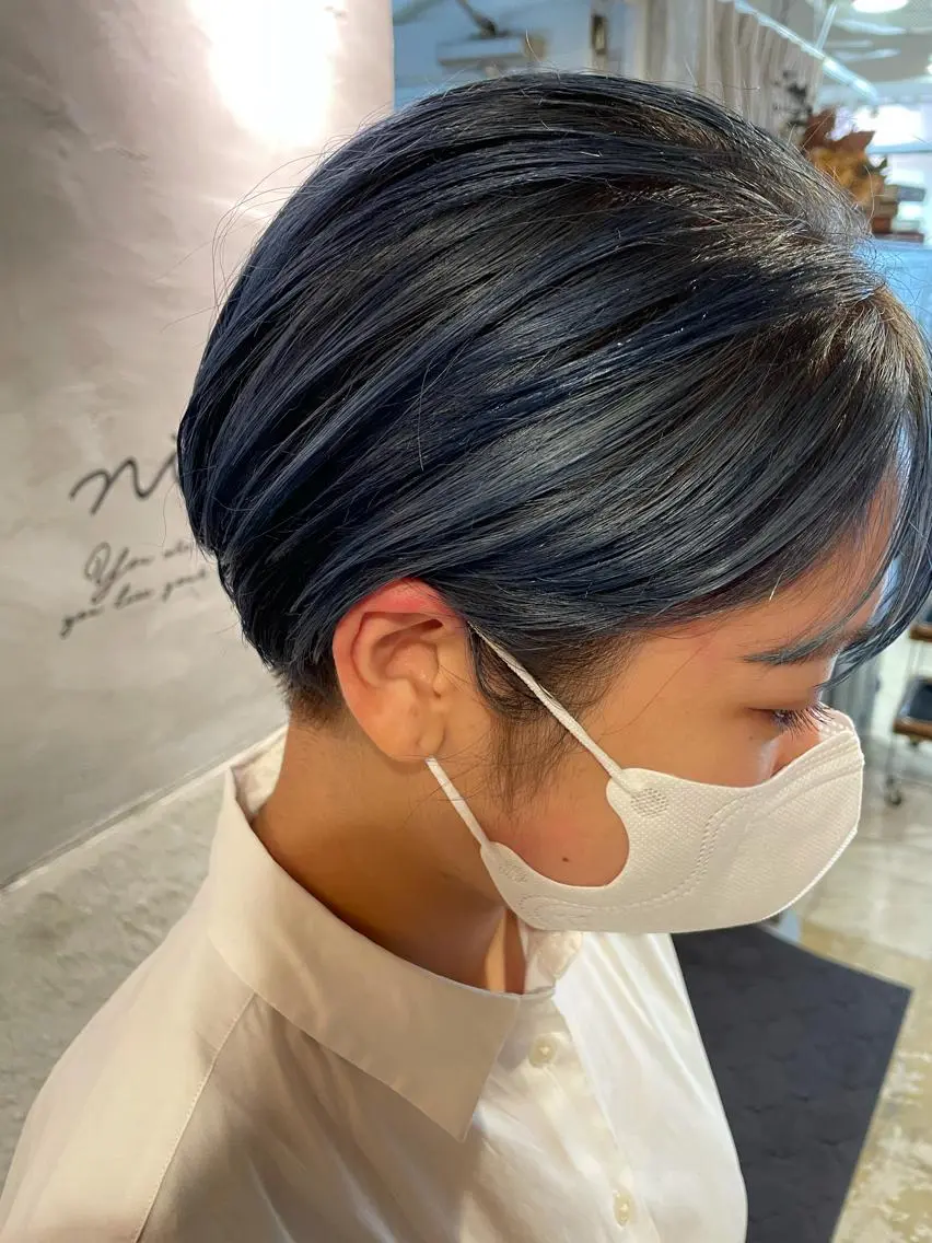 ショート カット ヘアカラー トリートメント ayane⭐️ボブ・ ショート・パーマのヘアスタイル