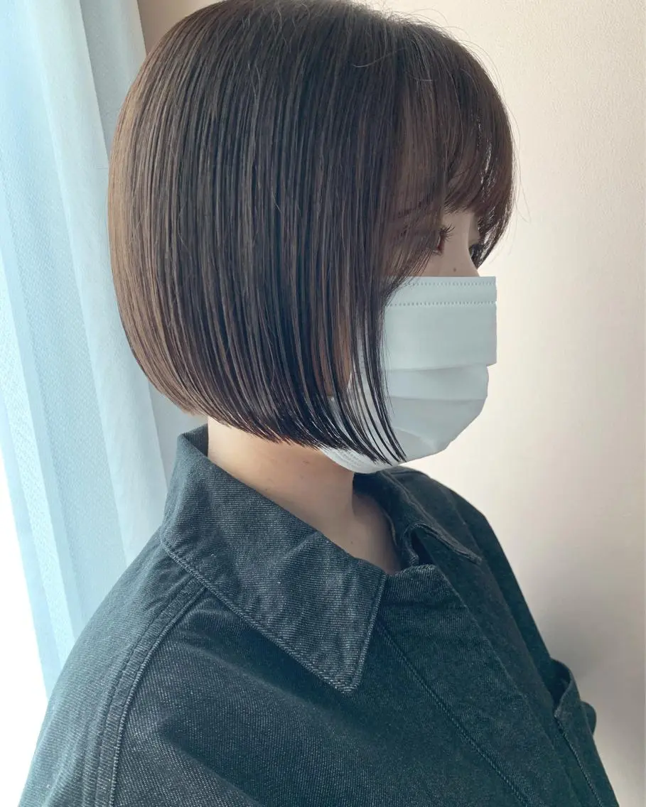 ショート カラー 透明感カラー グレージュ hubhair レイヤー/透明感のヘアスタイル