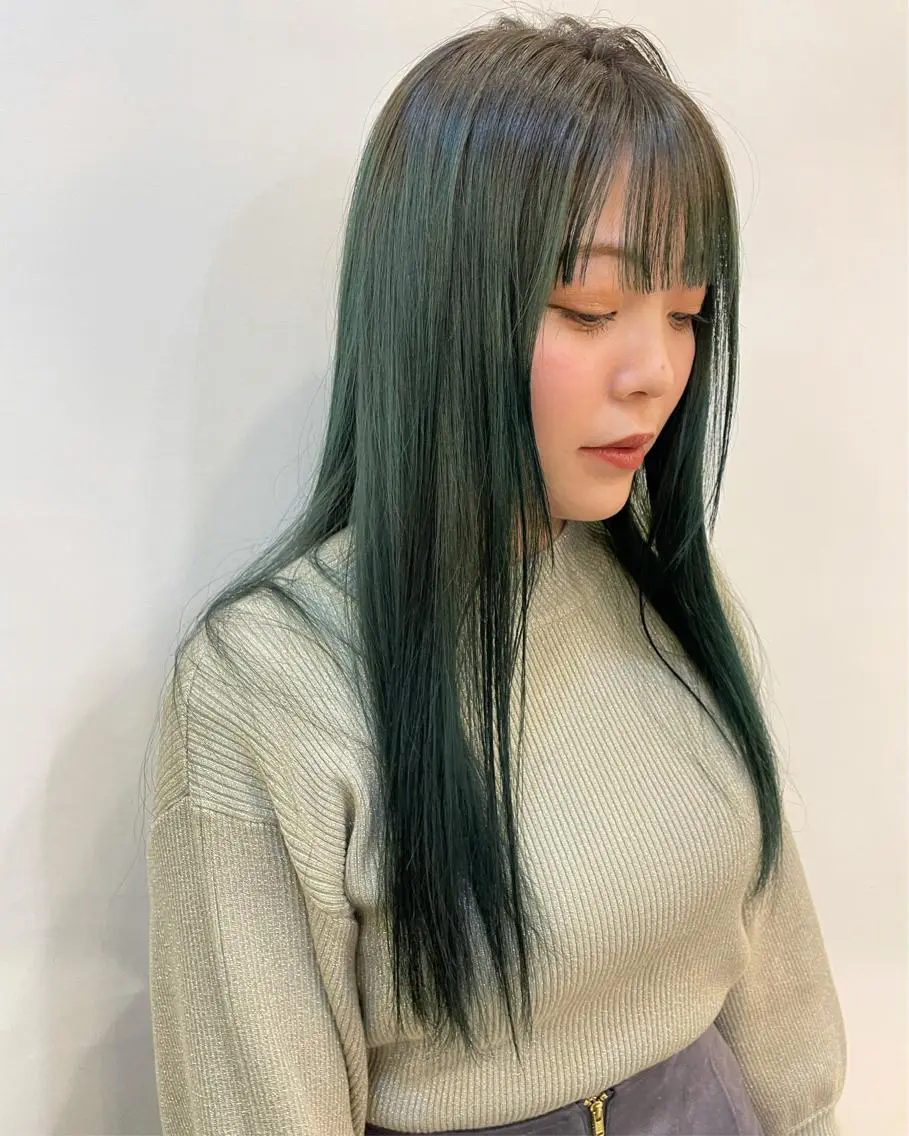 ロング カラー ボブ/ミディアム RIONAのヘアスタイル
