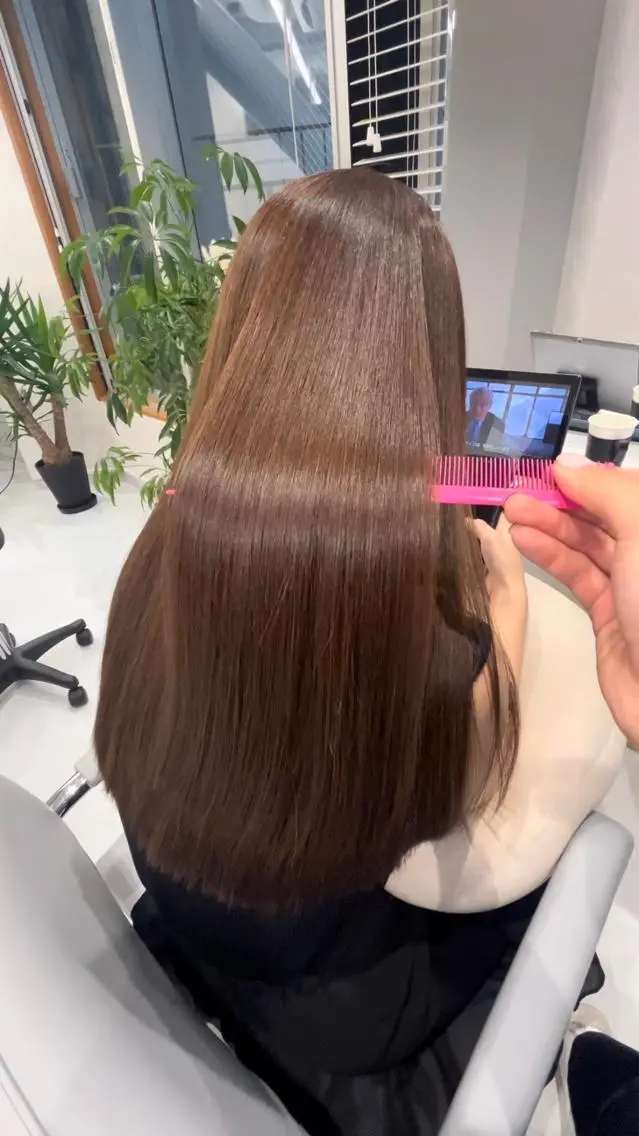 ロング カラー 髪質改善 トリートメント カット ヘアカラー トリートメント ヘッドスパ 髪質改善 永田零亜のヘアスタイル