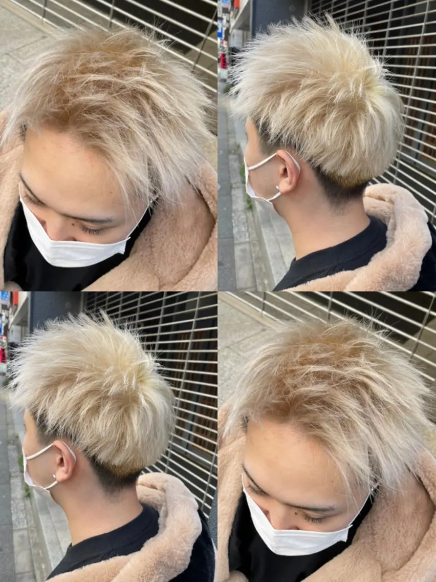 ショート 🔥メンズパーマ 特化 渡辺一翔のヘアスタイル