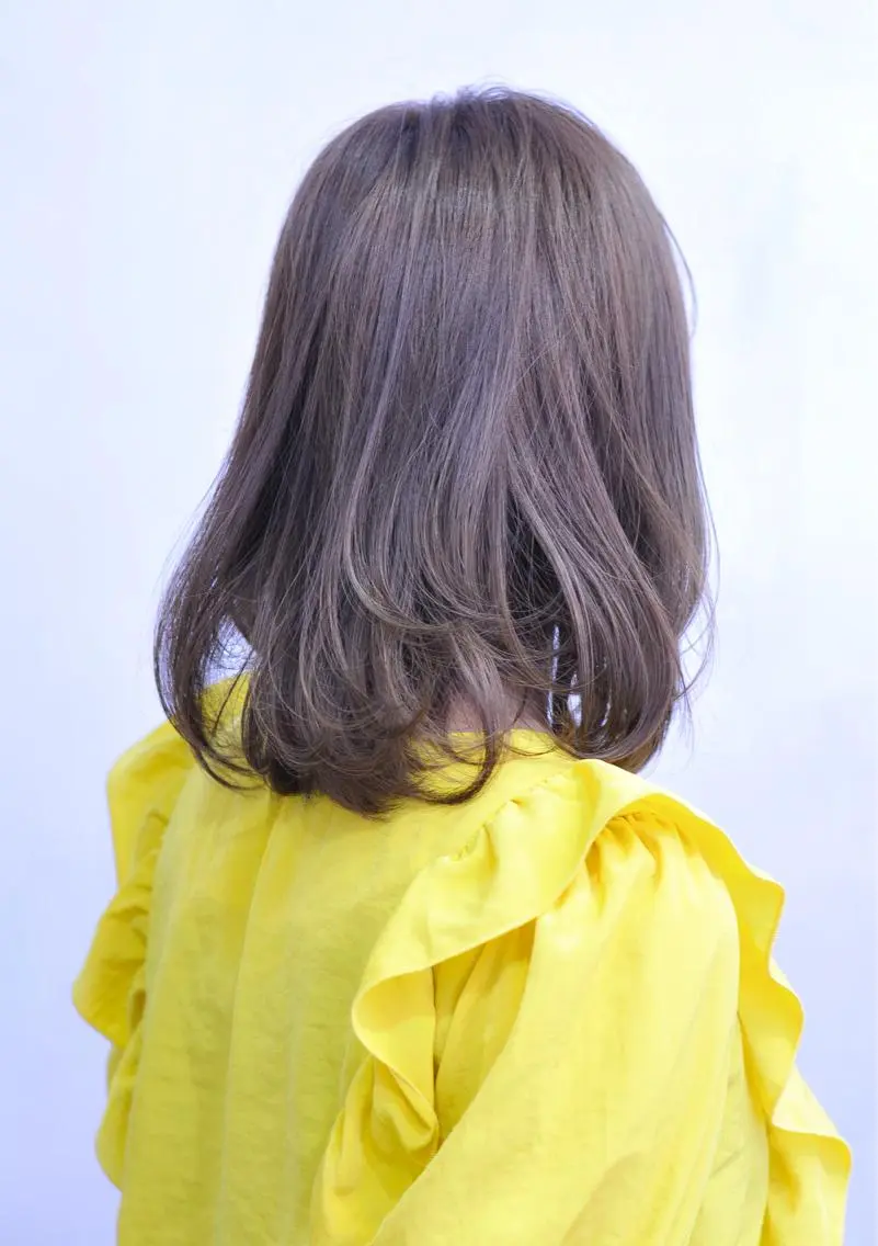 ミディアム カラー 中田 敏明のヘアスタイル