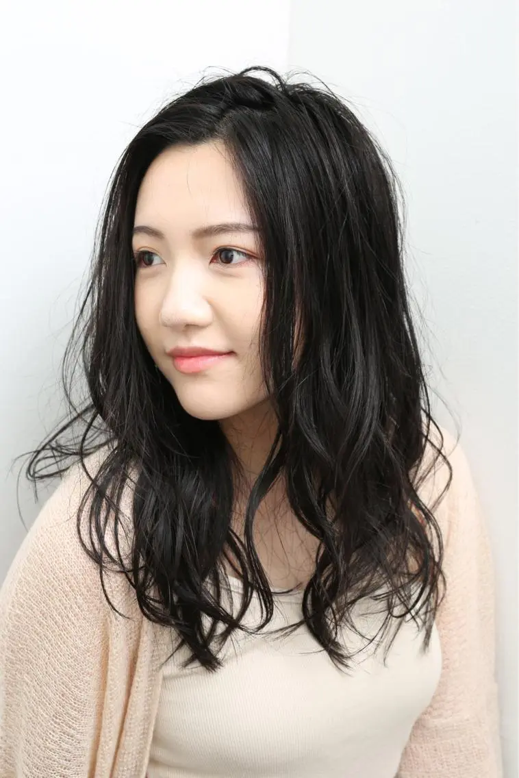 ロング パーマ デジタルパーマ newi 天王寺　 masakoのヘアスタイル