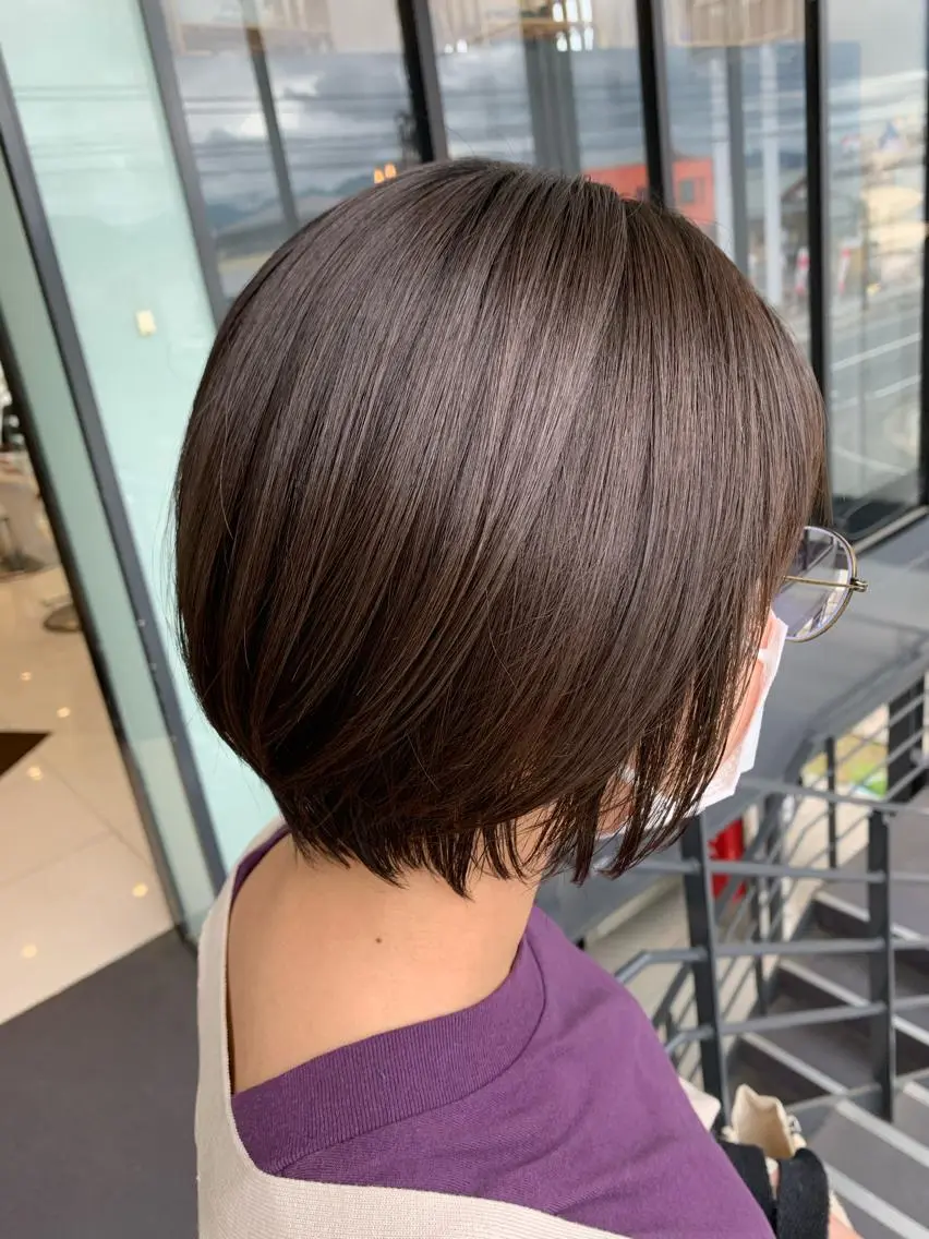 ショート ショートヘア カット ヘアカラー タカハシ ヨシヒトのヘアスタイル