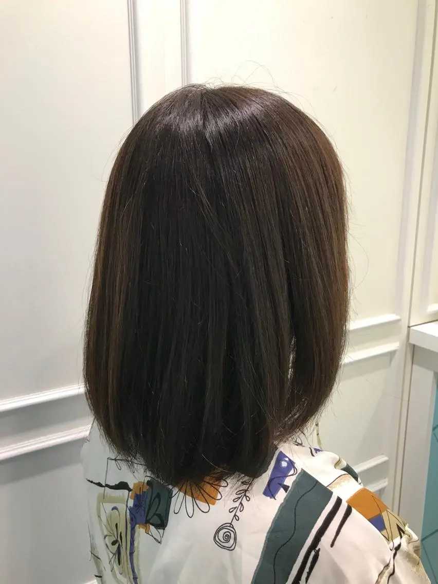 ロング カラー カット 比嘉 龍佑のヘアスタイル