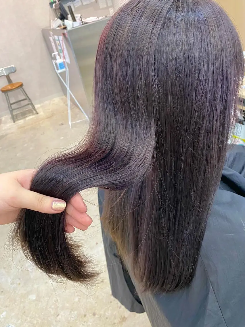ロング カラー ヘアアレンジ ヘアカラー 小顔カット/艶 カラー特化♡MIHOのヘアスタイル
