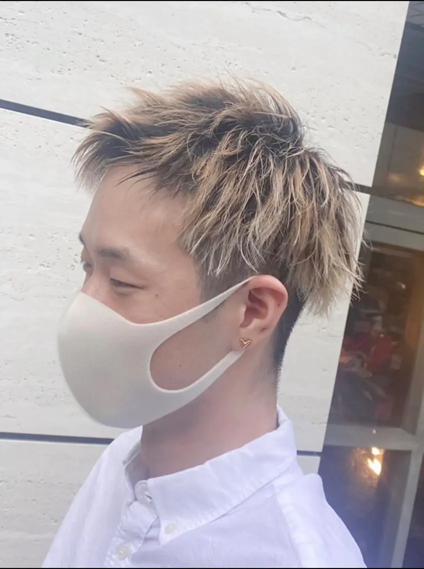 ショート ヘアカラー トリートメント ambleluxe 🌈透明感カラー中野のヘアスタイル