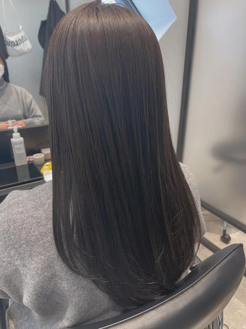 セミロング 髪質改善 縮毛矯正 トリートメント answer銀座 店長💐HIDEのヘアスタイル