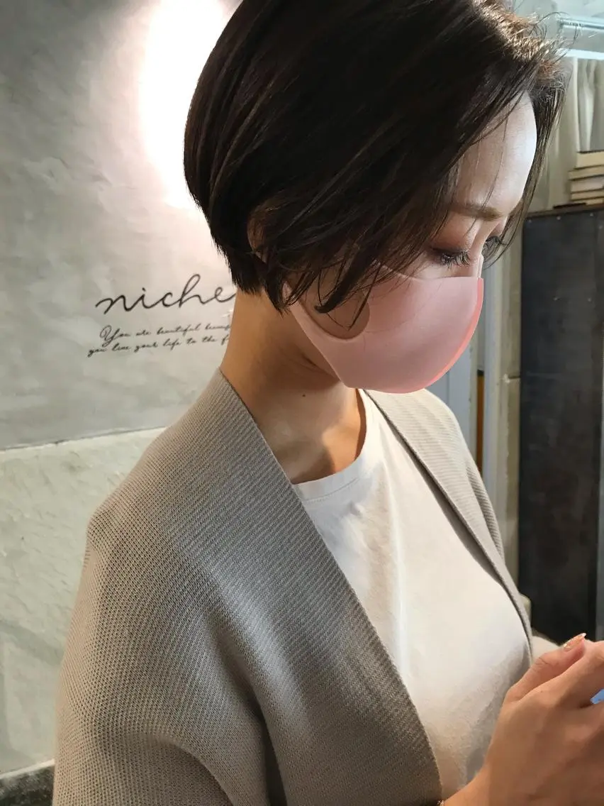 ショート ショートヘア カット ヘアカラー トリートメント ayane⭐️ボブ・ ショート・パーマのヘアスタイル