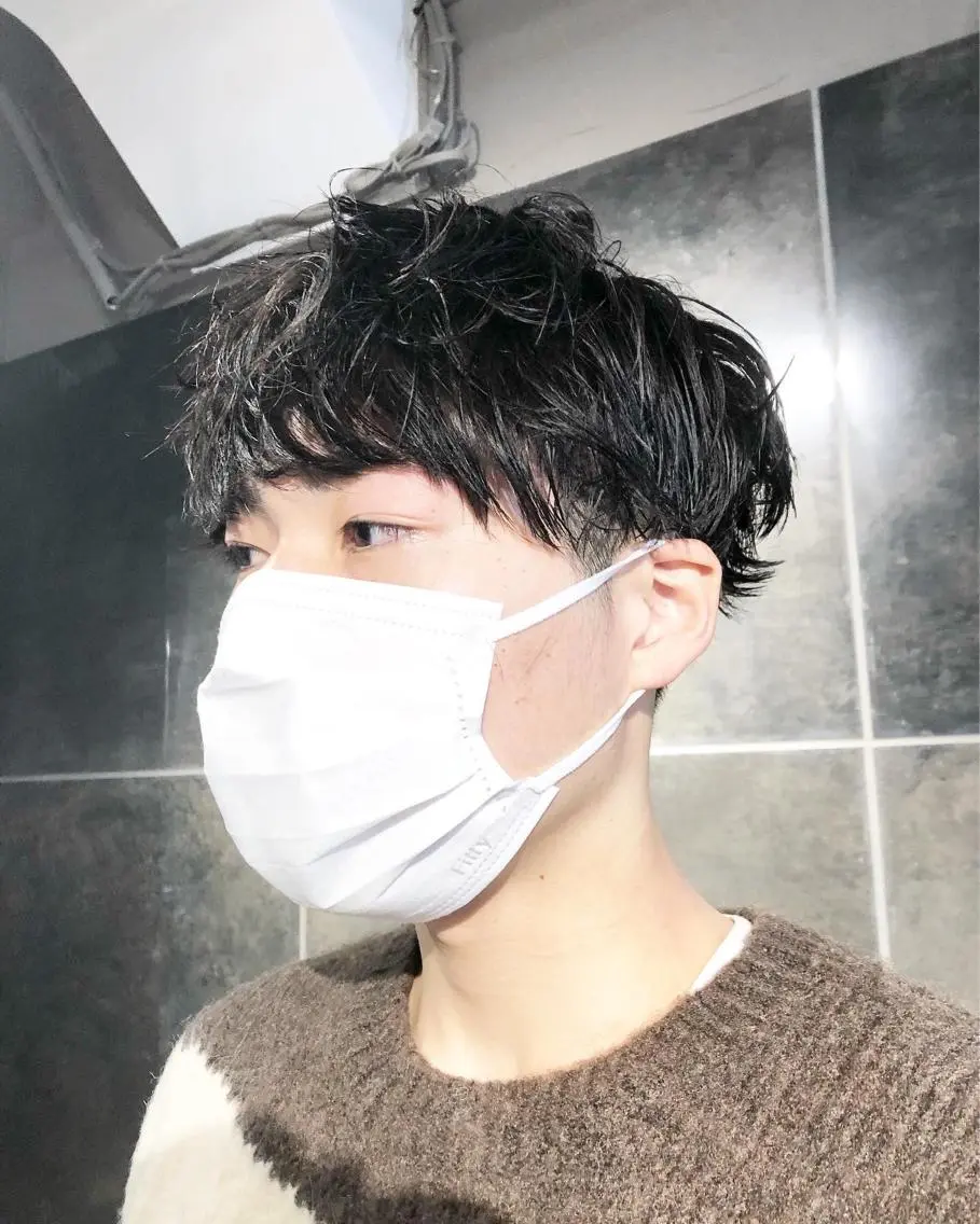 パーマ ヘアアレンジ メンズ カット パーマ トリートメント ヘアセット メンズ特化✂️栗原 侑也のヘアスタイル